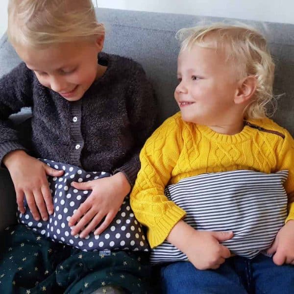 Pittenzak - warmtekussen en coldpack Antraciet - Afbeelding 6