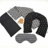 Pittenzak XL zwart wit zigzag - Afbeelding 2