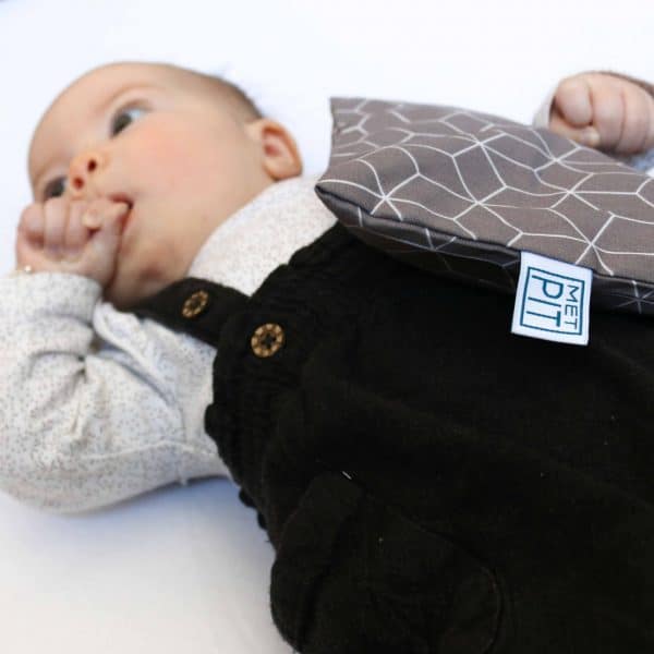 Babykruik / Oogkussen - Warm èn Koud - Blauw driehoekje - Afbeelding 5