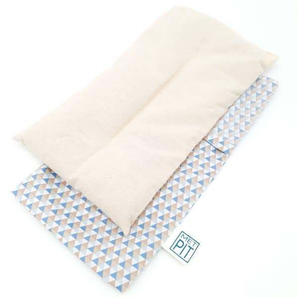 Babykruik / Oogkussen - Warm èn Koud - Blauw driehoekje - Afbeelding 4