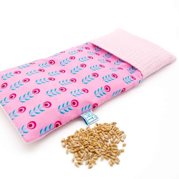 Pittenzak Klein Mix - Warm èn Koud - Roze bloem en wafelstof