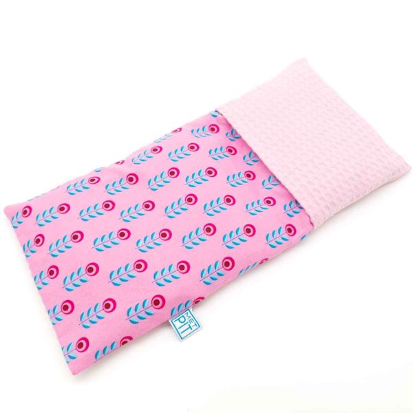 Pittenzak Klein Mix - Warm èn Koud - Roze bloem en wafelstof - Afbeelding 3
