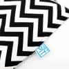 Pittenzak XL zwart wit zigzag - Afbeelding 4