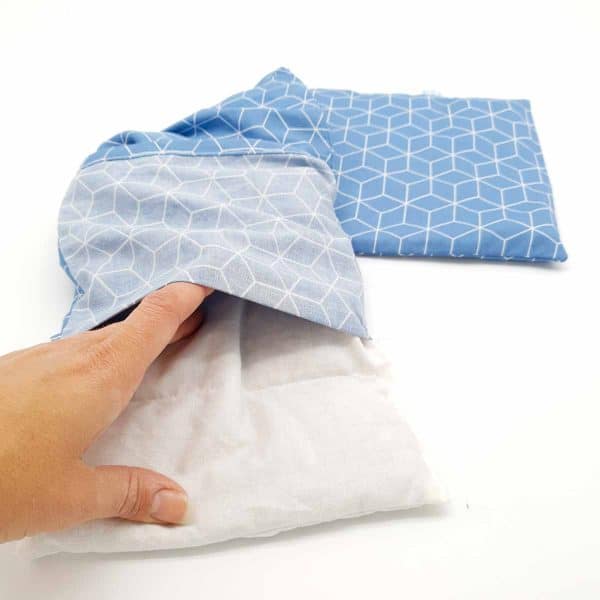 Pittenzak XL - Warm èn Koud - Blauw grafisch - Afbeelding 2
