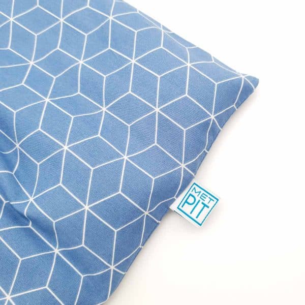 Pittenzak XL - Warm èn Koud - Blauw grafisch - Afbeelding 4