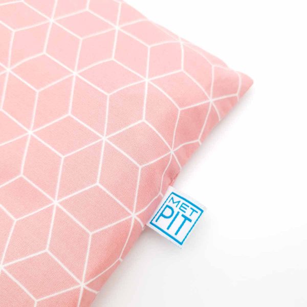 Pittenzak mini 2 stuks Roze wit grafisch - Afbeelding 4