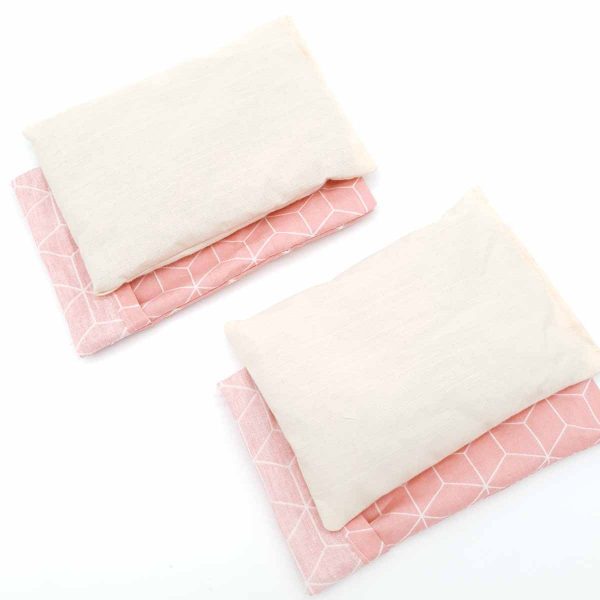 Pittenzak mini 2 stuks Roze wit grafisch - Afbeelding 3