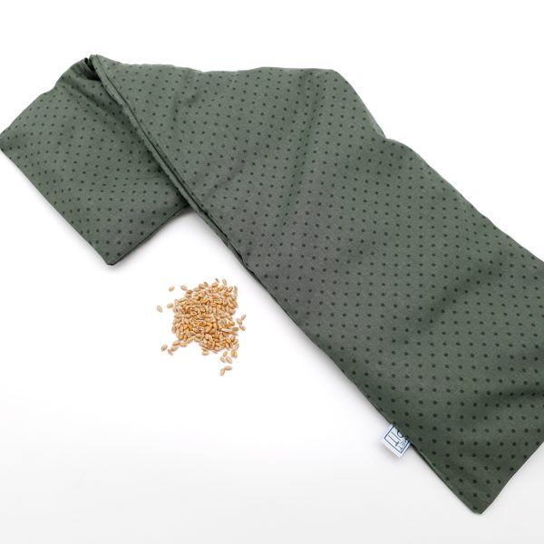 Pittenzak langwerpig groen met stippen