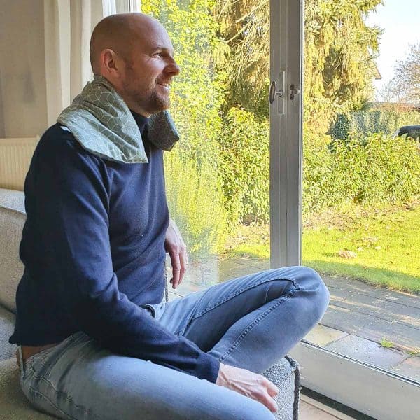 Pittenzak XL - Warmtekussen - Groen driehoekje - Afbeelding 2